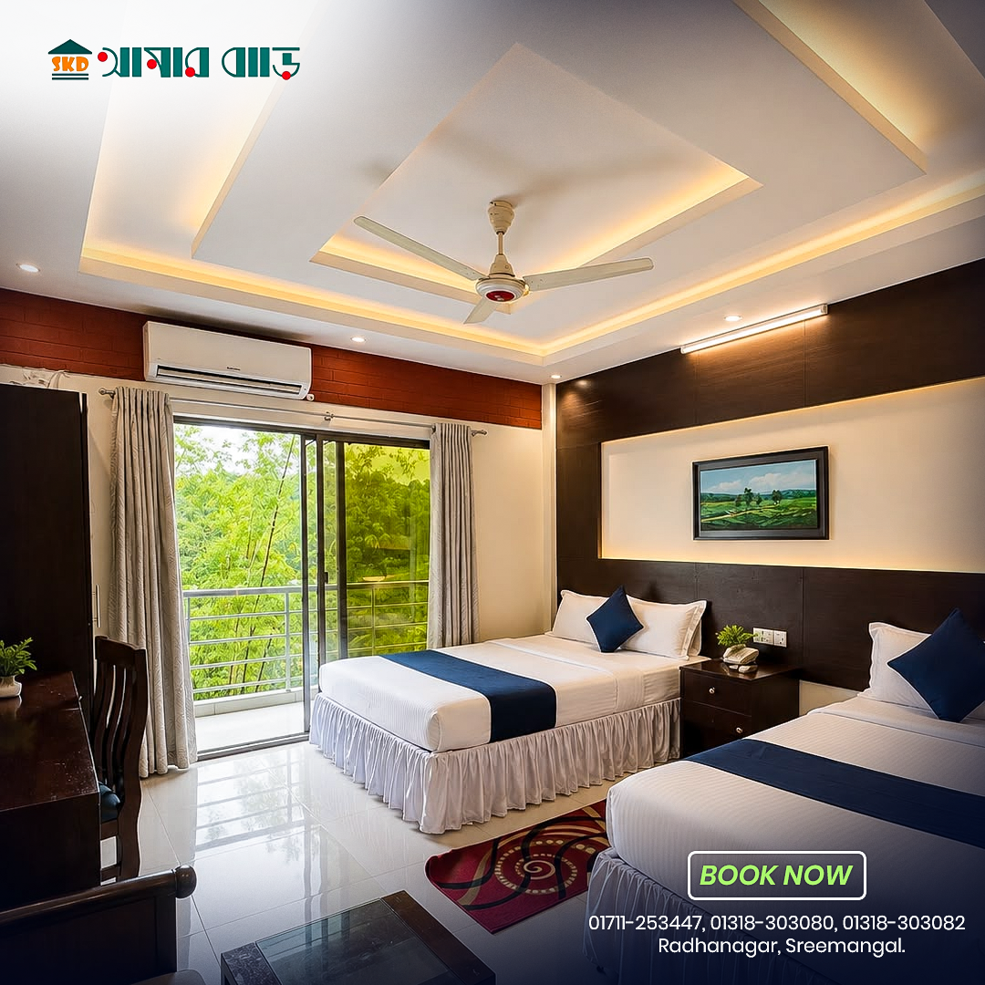 Royal Deluxe room, a comfortable base for exploring Sreemangal